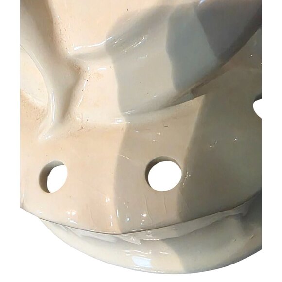 Antique Flower Frog Ceramic Dancing Lady Figurine 8.5" Tall Glossy Ivory READ - Picture 8 of 12